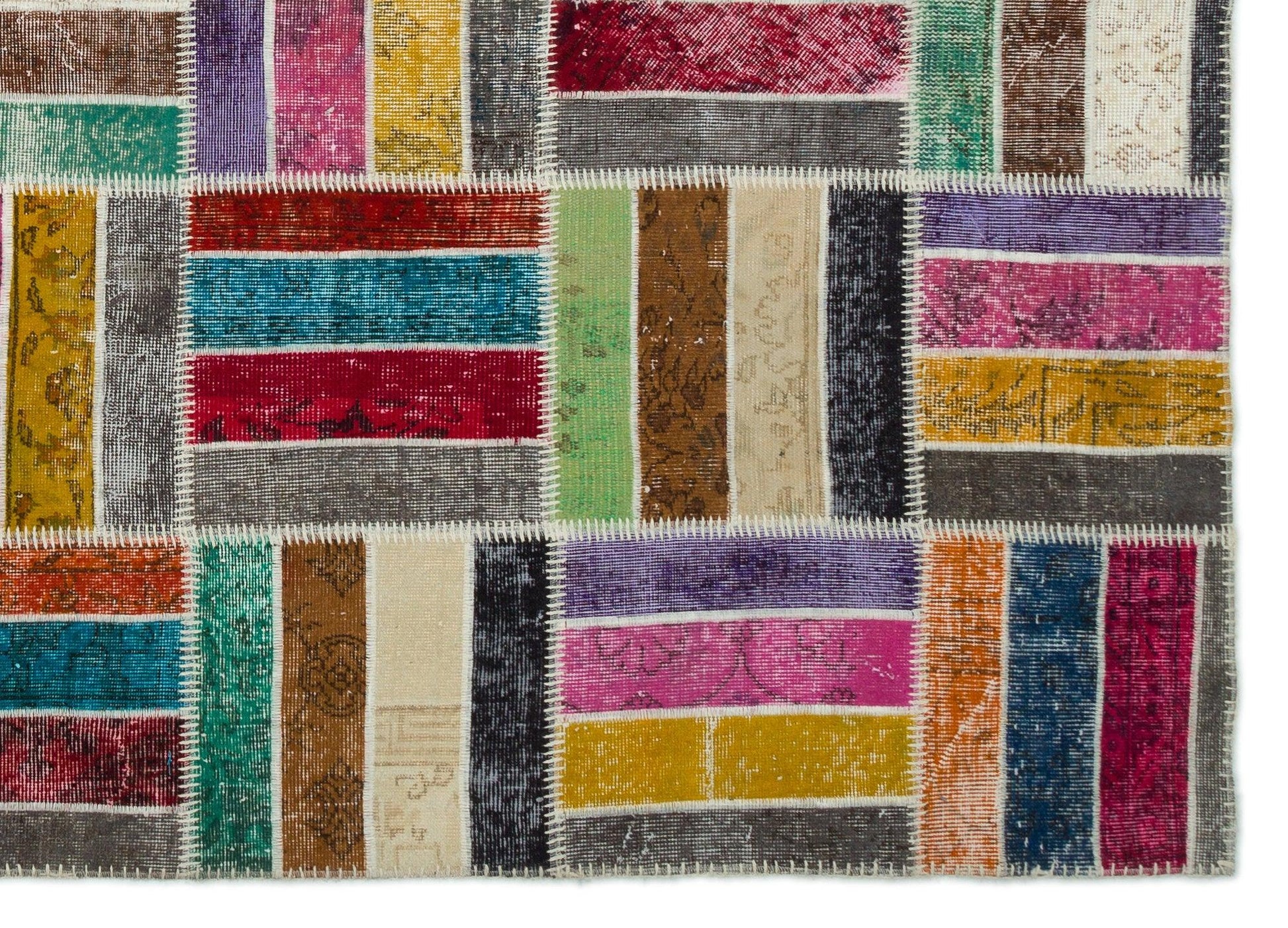Bej Anadolu Bohem Modern Yün Halı 200x280 - Özel Seri