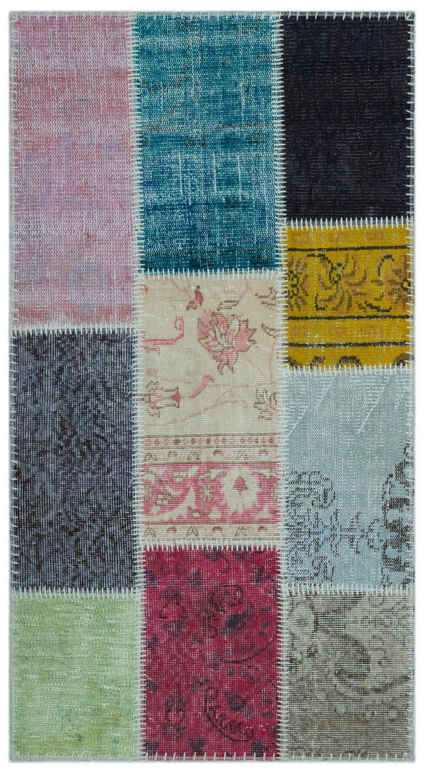 Bej Anadolu Modern Vintage Yün Halı 80x150 - Özel Seri