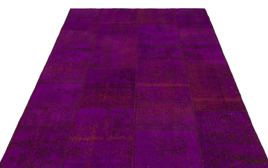 Siyah Anadolu Eskitme Modern Yün Halı 160x233 - Özel Seri