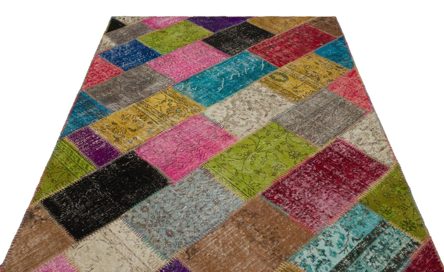 Bej Anadolu Modern Vintage Yün Halı 160x233 - Özel Seri