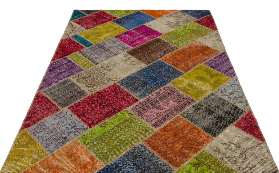 Bej Anadolu Bohem Modern Yün Halı 160x233 - Özel Seri