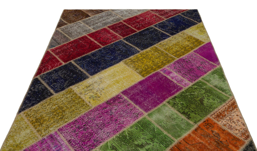 Bej Modern Vintage Yün Halı 160x233