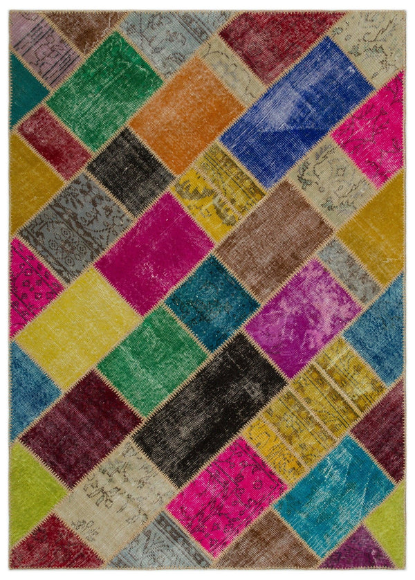 Bej Anadolu Bohem Modern Yün Halı 160x233 - Özel Seri