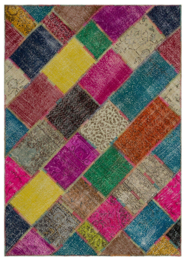 Bej Bohem Modern Yün Halı 160x233