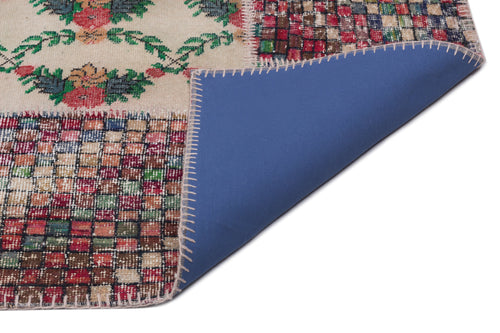 Iskece Krem Eskitme Yün El Dokuma Halısı 192 x 293 Apex Unique