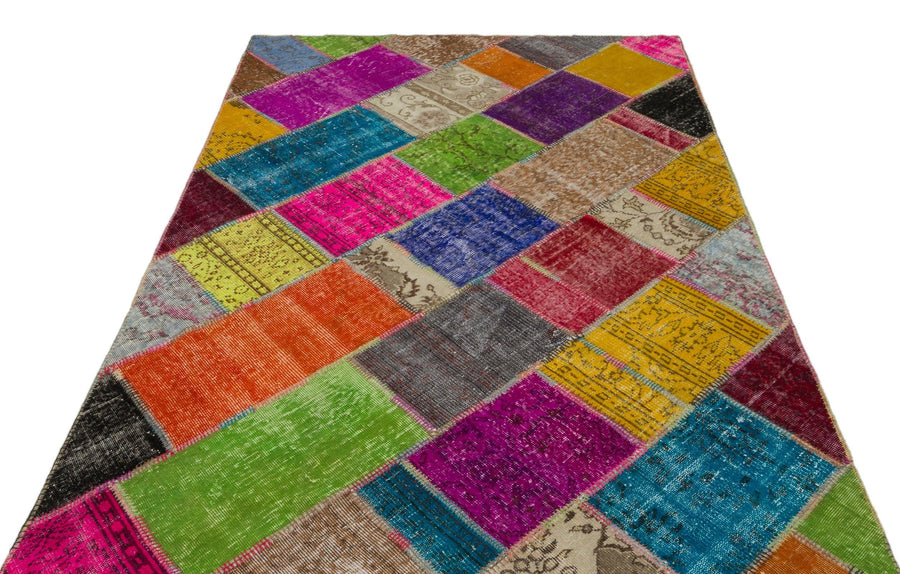 Bej Anadolu Bohem Eskitme Yün Halı 160x230 - Özel Seri