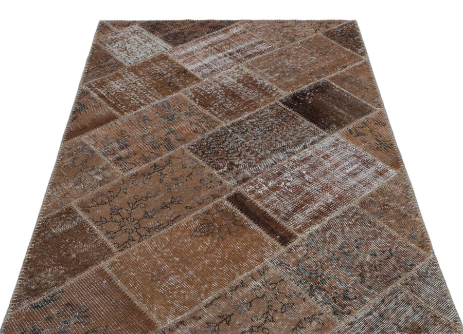 Bej Gri Anadolu Eskitme Modern Yün Halı 120x180 - Özel Seri