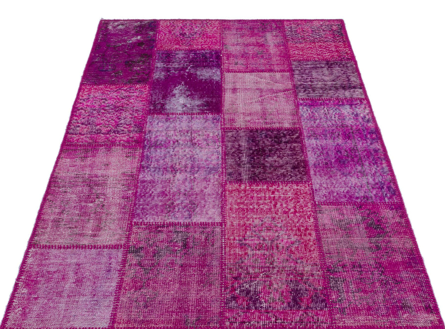 Pembe Anadolu Bohem Eskitme Yün Halı 120x180 - Özel Seri