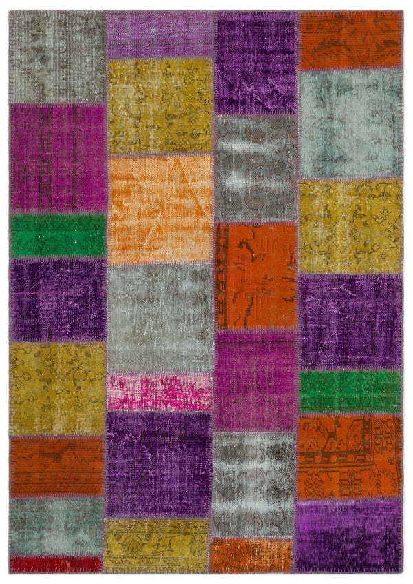 Bej Anadolu Modern Vintage Yün Halı 160x230 - Özel Seri