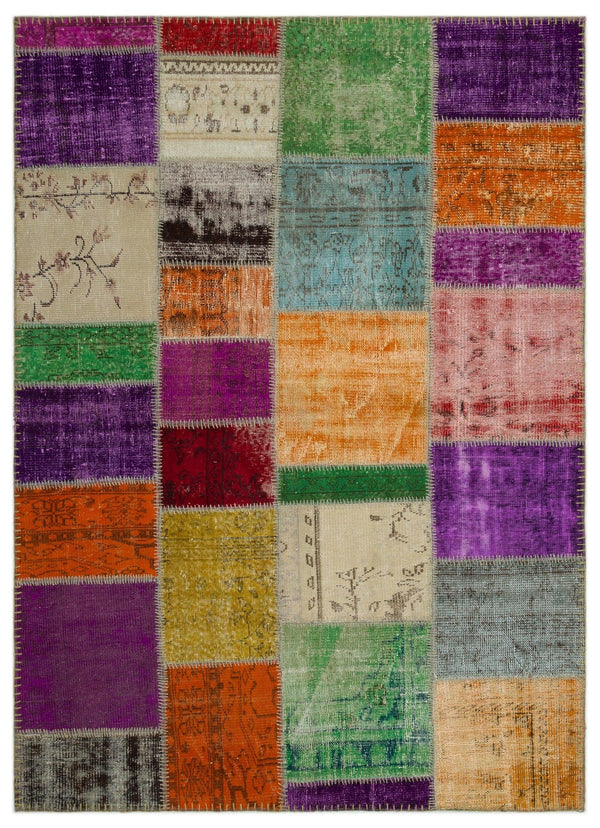 Bej Anadolu Modern Vintage Yün Halı 160x230 - Özel Seri