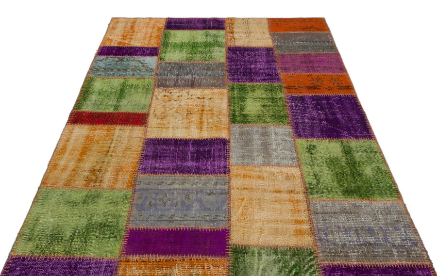 Bej Anadolu Bohem Geometrik Yün Halı 160x230 - Özel Seri
