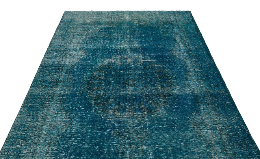 Beyaz Gri Bohem Madalyonlu Yün Halı 178x322