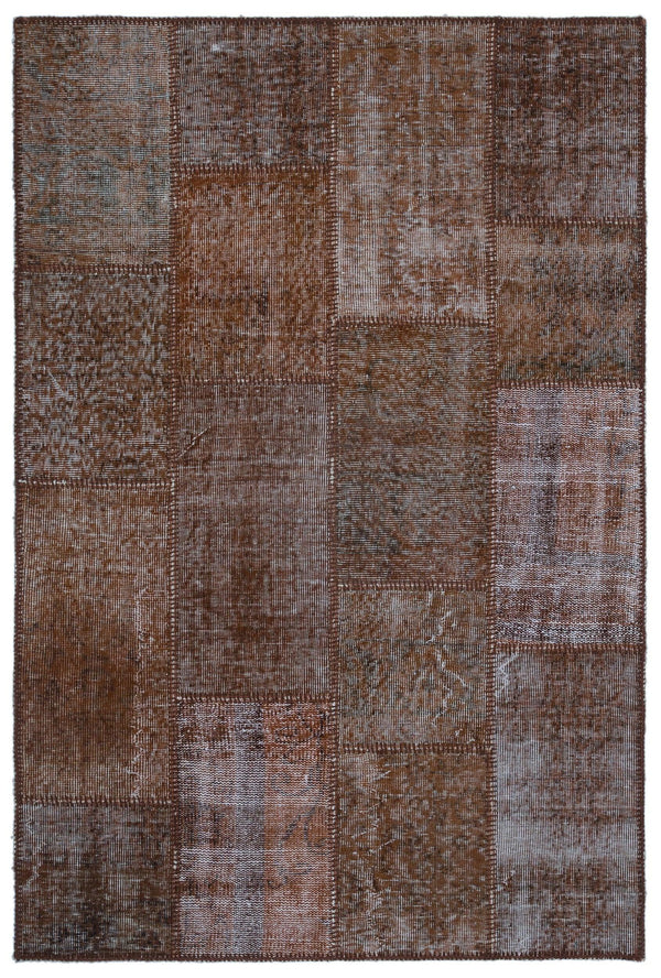 Bej Krem Anadolu Eskitme Geometrik Yün Halı 120x180 - Özel Seri