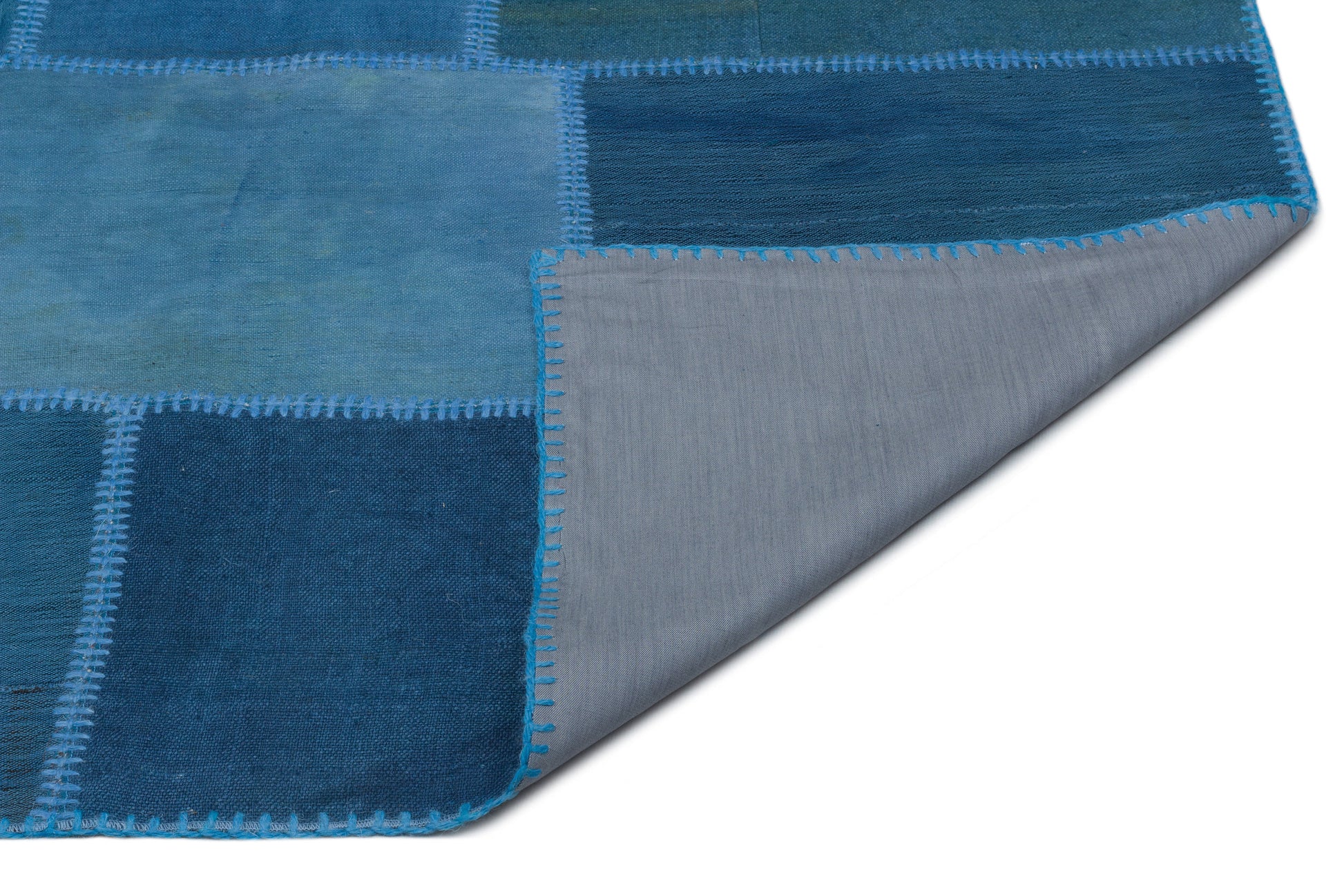 Teselya Bej Patchwork Yün El Dokuma Halısı 190 x 300 Apex Unique