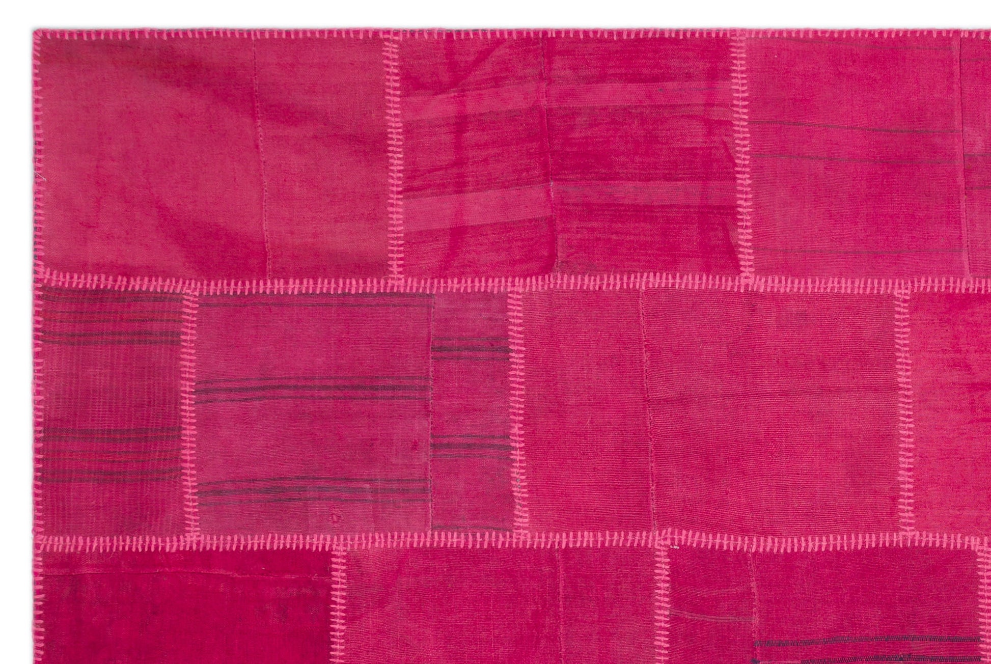 Teselya Bej Patchwork Yün El Dokuma Halısı 197 x 297 Apex Unique