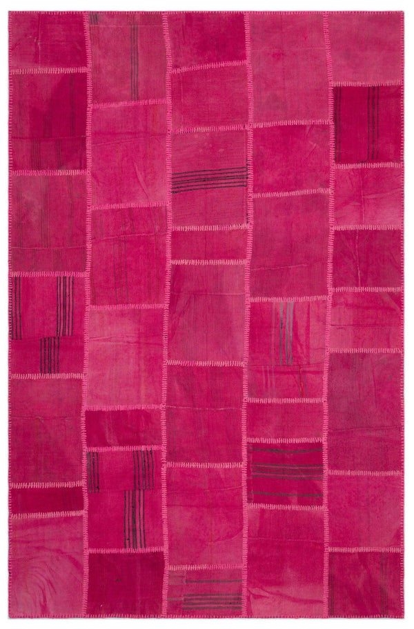 Bej Modern Çizgili Yün Halı 198x304