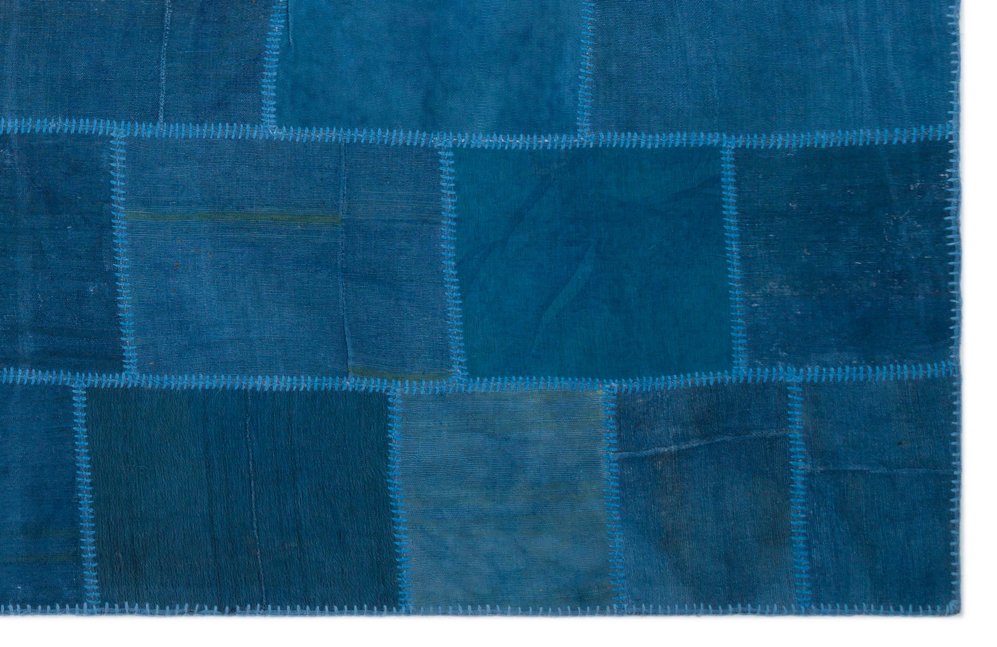 Teselya Bej Patchwork Yün El Dokuma Halısı 190 x 300 Apex Unique