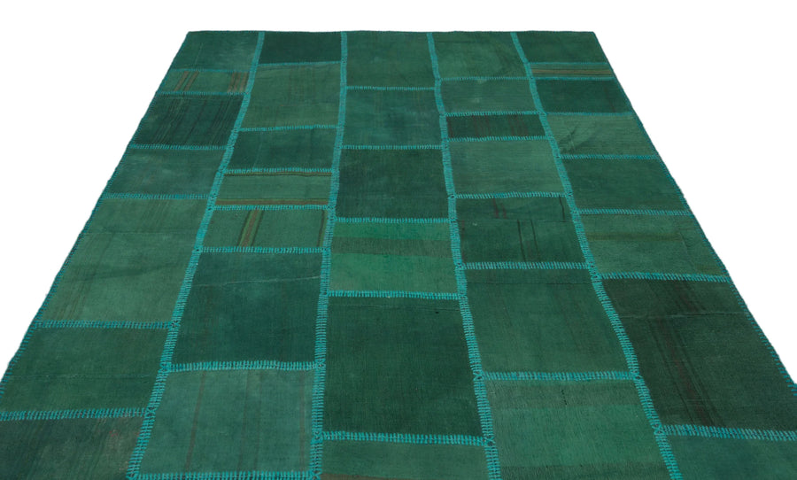 Yeşil Anadolu Modern Yün Halı 195x295 - Özel Seri