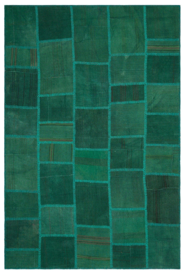 Yeşil Anadolu Modern Yün Halı 195x295 - Özel Seri