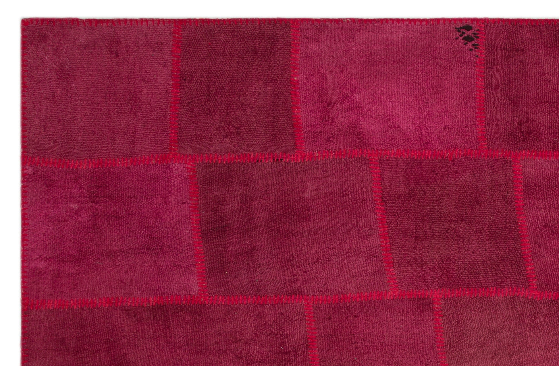 Teselya Bej Patchwork Yün El Dokuma Halısı 197 x 300 Apex Unique