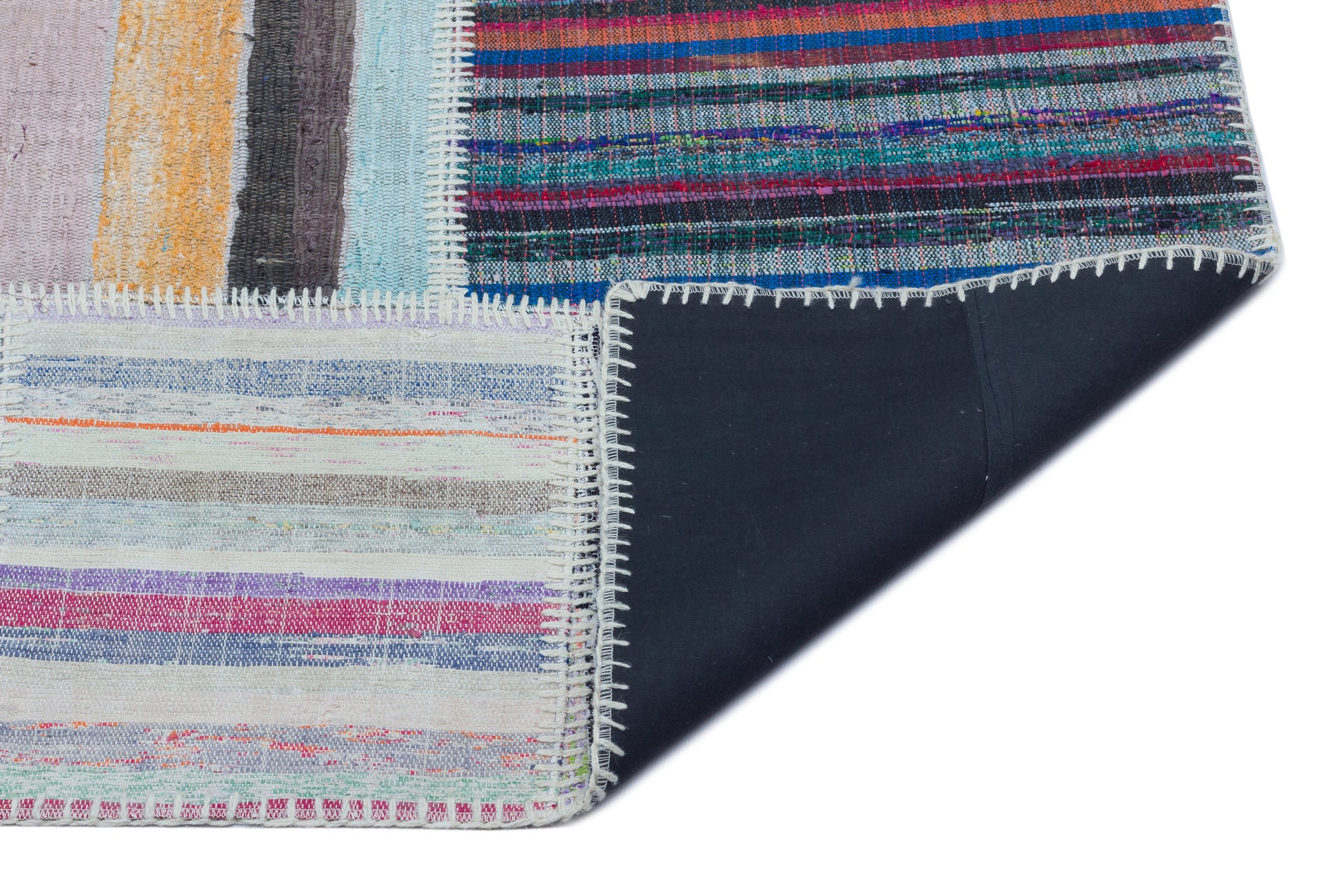 Teselya Bej Çizgili Yün El Dokuma Halısı 160 x 220 Apex Unique