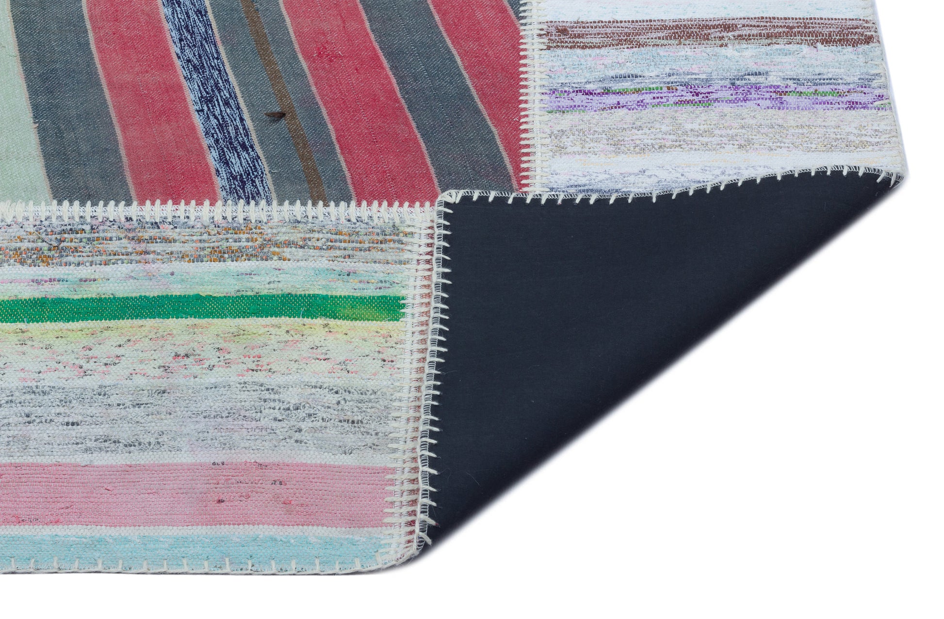 Teselya Bej Çizgili Yün El Dokuma Halısı 160 x 230 Apex Unique