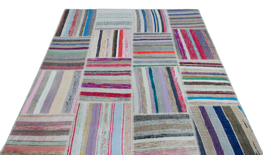 Bej Anadolu Geometrik Modern Yün Halı 160x230 - Özel Seri