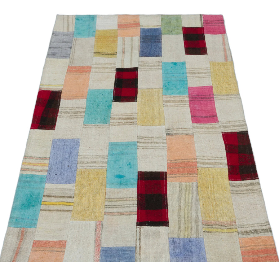 Bej Anadolu Bohem Modern Yün Halı 84x155 - Özel Seri