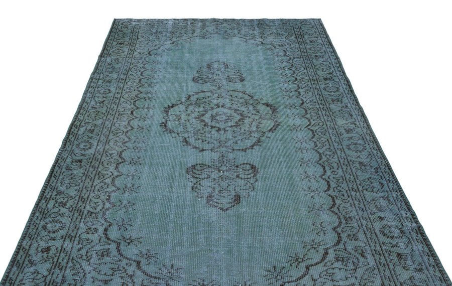 Antrasit Gri Bohem Eskitme Yün Halı 176x300