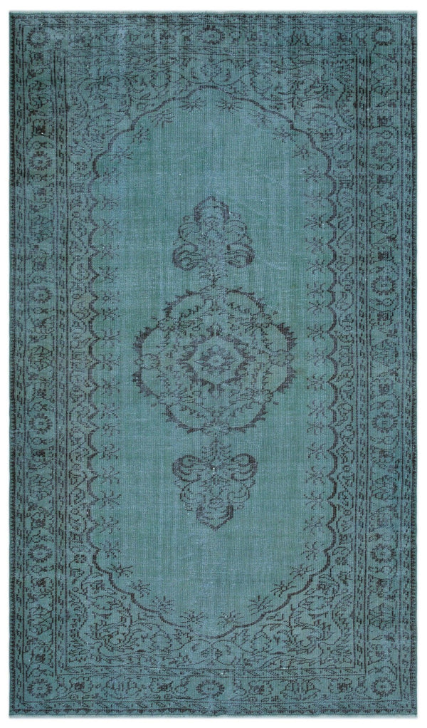 Antrasit Gri Bohem Eskitme Yün Halı 176x300