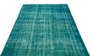 Atina Turkuaz Eskitme Yün El Dokuma Halısı 170 x 275 Apex Unique