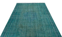 6 Square Meter Hand-Woven Wool Rug Plain Distressed Style Natural Dyes 197x284 cm 22668
