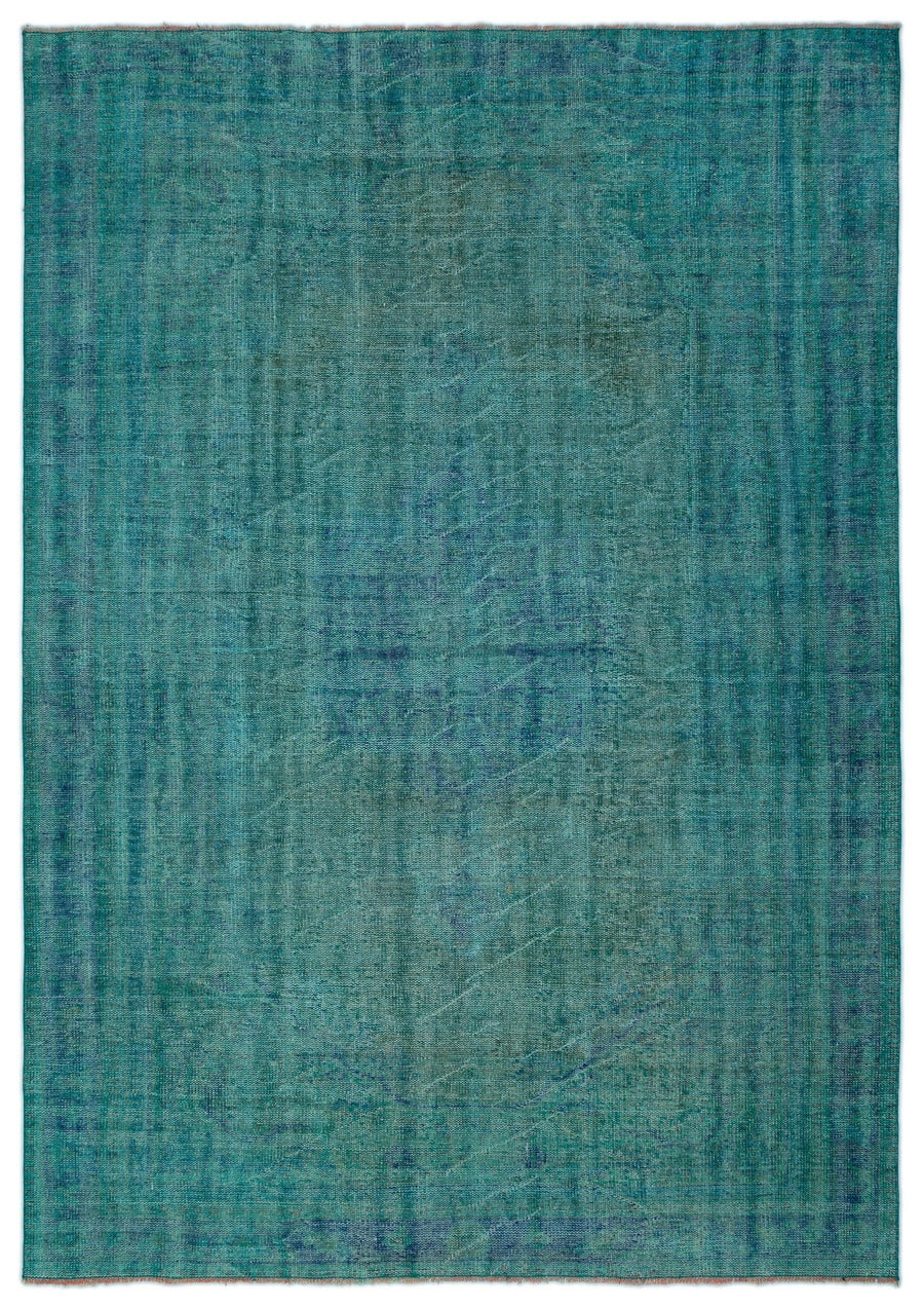 6 Metrekare El Dokuma Yün Halı Düz Eskitme Stil Kök Boyalı 197x284 cm 22668 – Koridor kullanımı