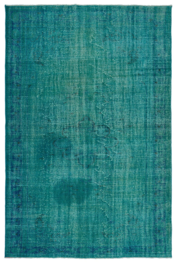 Bej Gri Bohem Eskitme Yün Halı 187x276