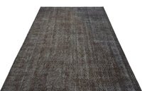 Grauer Wollteppich mit abstraktem Muster & Melange-Optik 172x272 cm