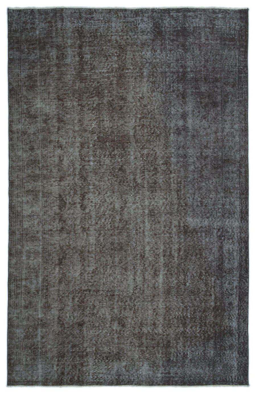 Soyut Desenli Gri El Dokuma Halı Melanje Dokulu 172x272 cm – Koridor kullanımı