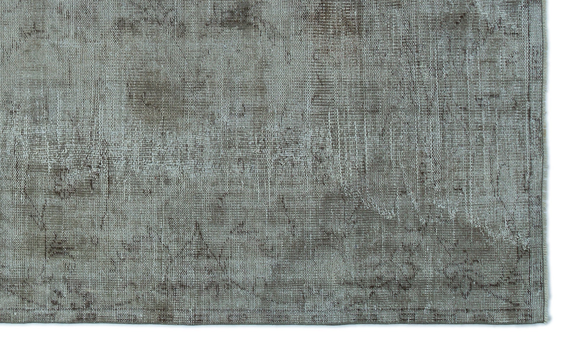 Atina Gri Eskitme Yün El Dokuma Halısı 166 x 274 Apex Unique