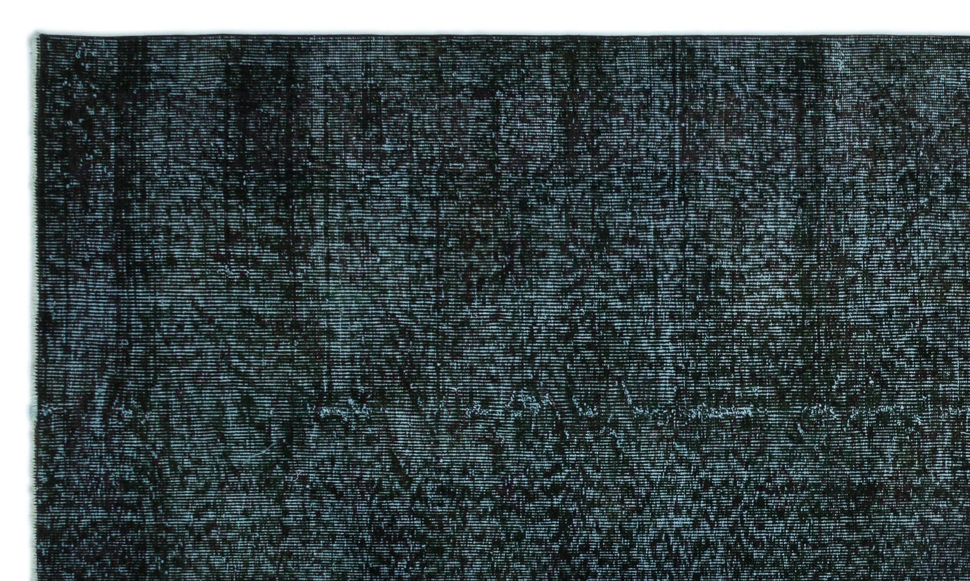 Siyah Bohem Eskitme Yün Halı 172x295