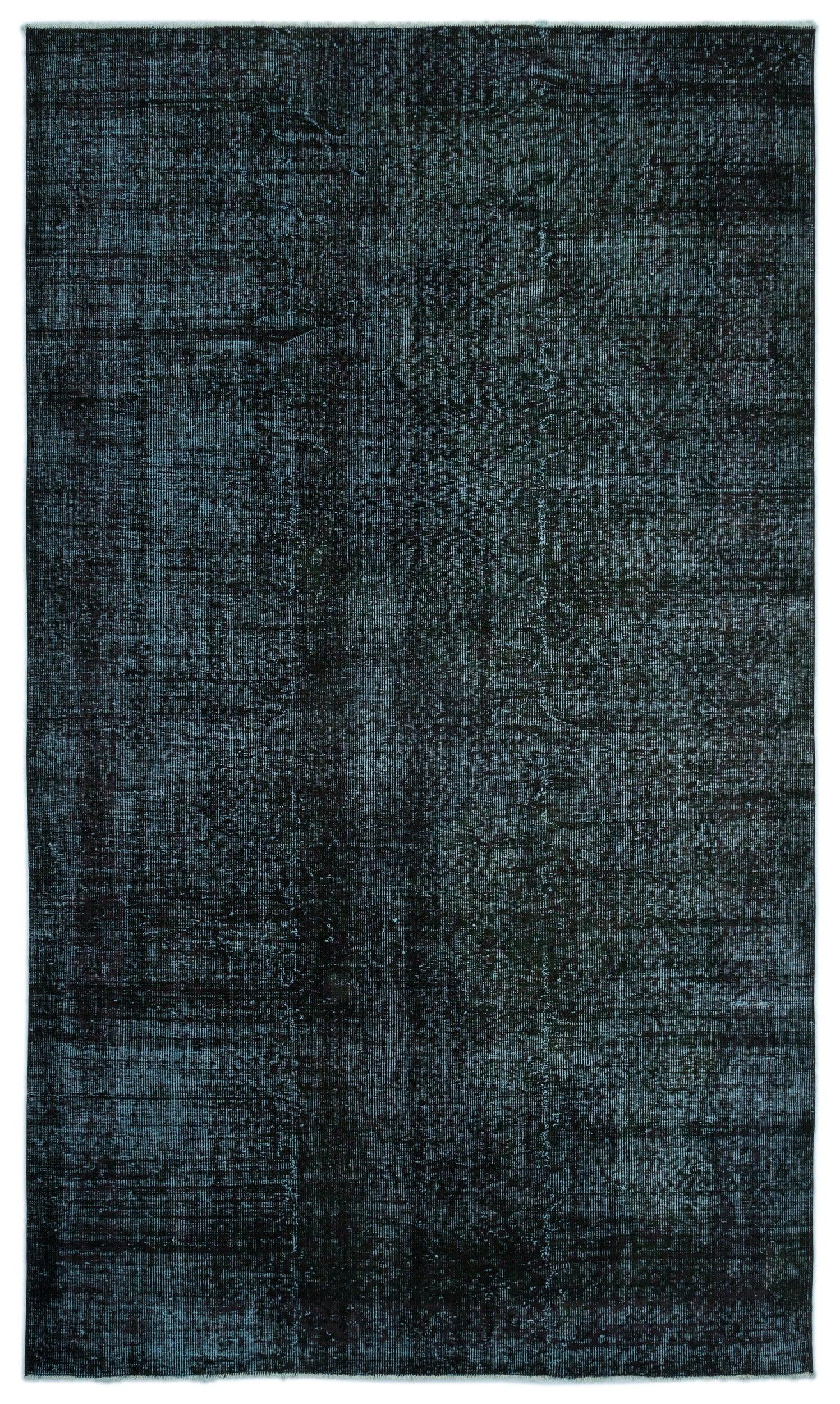 Siyah Bohem Eskitme Yün Halı 172x295