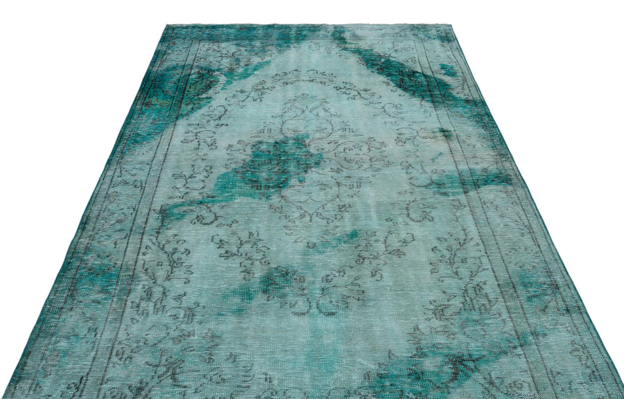 Bej Gri Bohem Eskitme Yün Halı 173x305