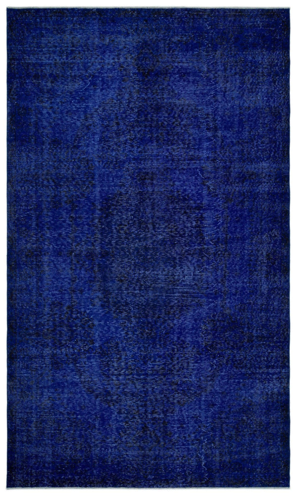 Mavi Anadolu Eskitme Yün Halı 183x310 - Özel Seri