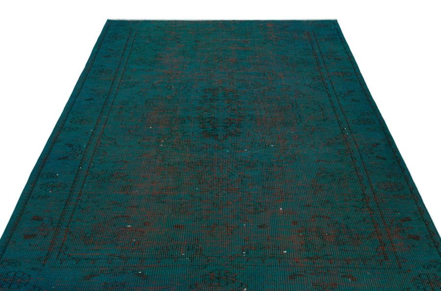 Bordo Kırmızı Anadolu Bohem Eskitme Yün Halı 181x260 - Özel Seri