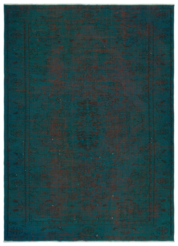 Bordo Kırmızı Anadolu Bohem Eskitme Yün Halı 181x260 - Özel Seri