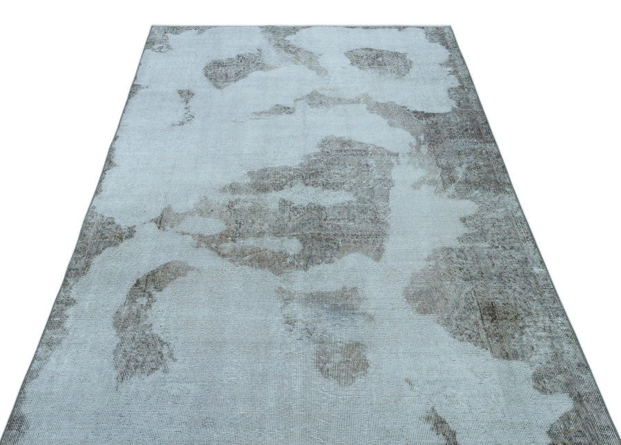 Mavi Anadolu Eskitme Modern Yün Halı 146x274 - Özel Seri