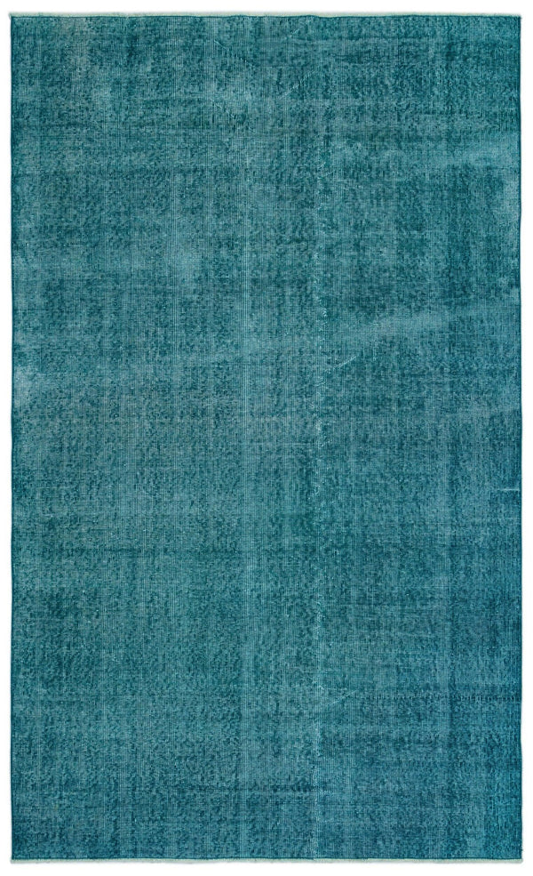 Krem Yeşil Bohem Eskitme Yün Halı 153x254