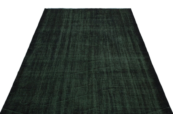 Siyah Eskitme Modern Yün Halı 158x246