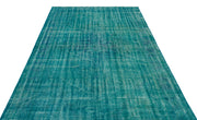 Atina Turkuaz Eskitme Yün El Dokuma Halısı 187 x 298 Apex Unique