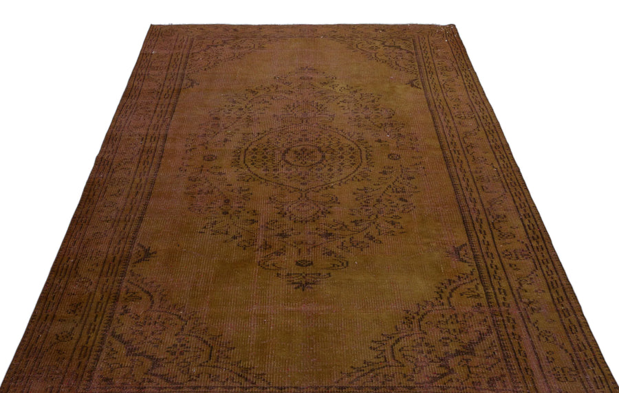 Bej Krem Anadolu Eskitme Geometrik Yün Halı 173x265 - Özel Seri