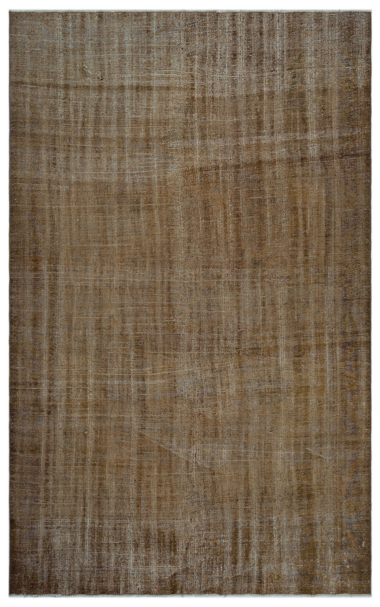 Atina Kahverengi Eskitme Yün El Dokuma Halısı 192 x 303 Apex Unique