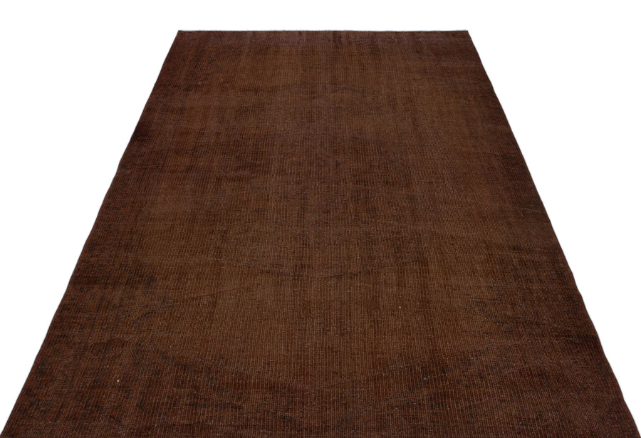 Bej Kiremit Anadolu Eskitme Geometrik Yün Halı 160x257 - Özel Seri